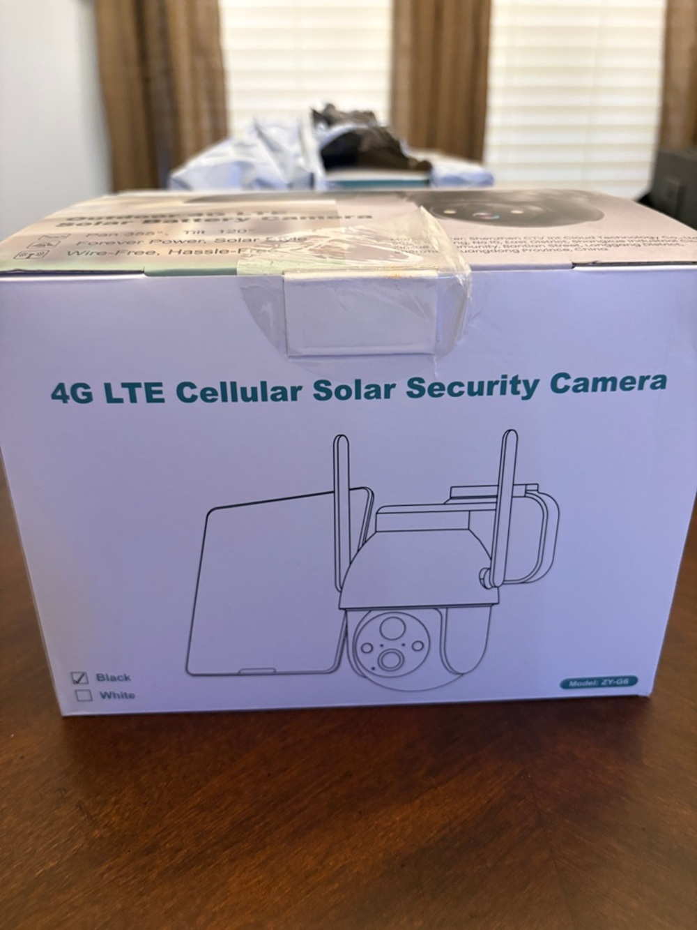Outdoor 4G LTE Solar Battery Camera - Black - Picture 2 of 9